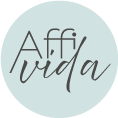Affivida logo, a source for daily affirmations